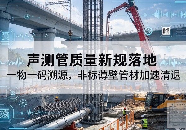 潢川声测管质量新规落地，一物一码溯源，非标薄壁管材加速清退